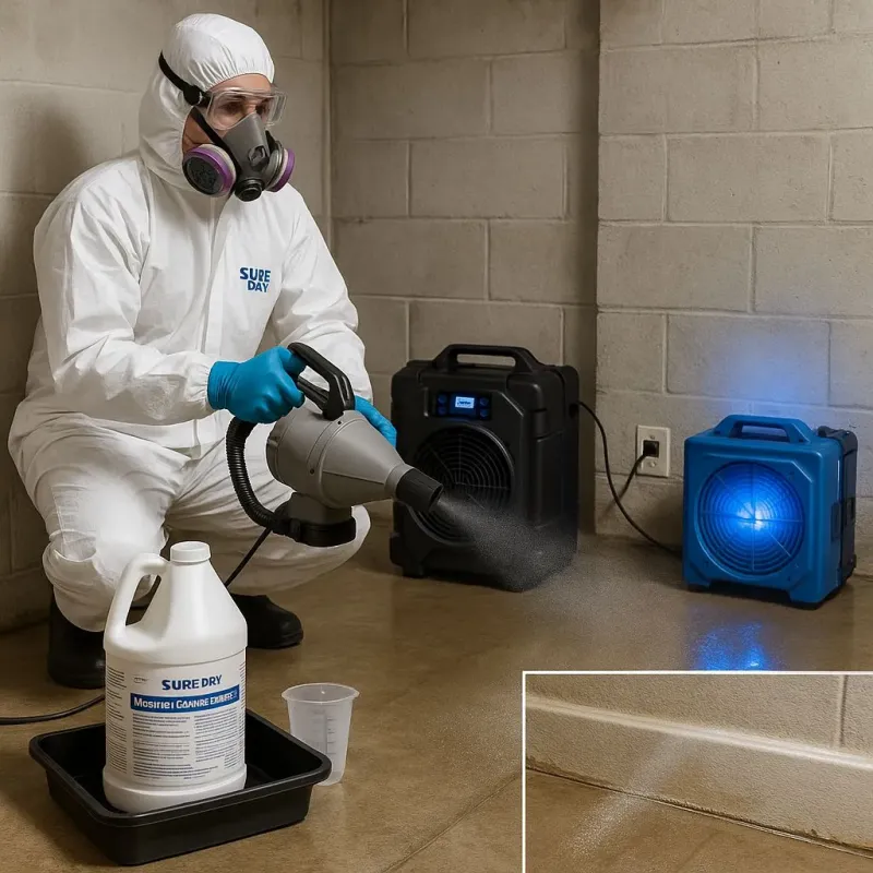 Sanitization and Odor Removal process in Kane, PA